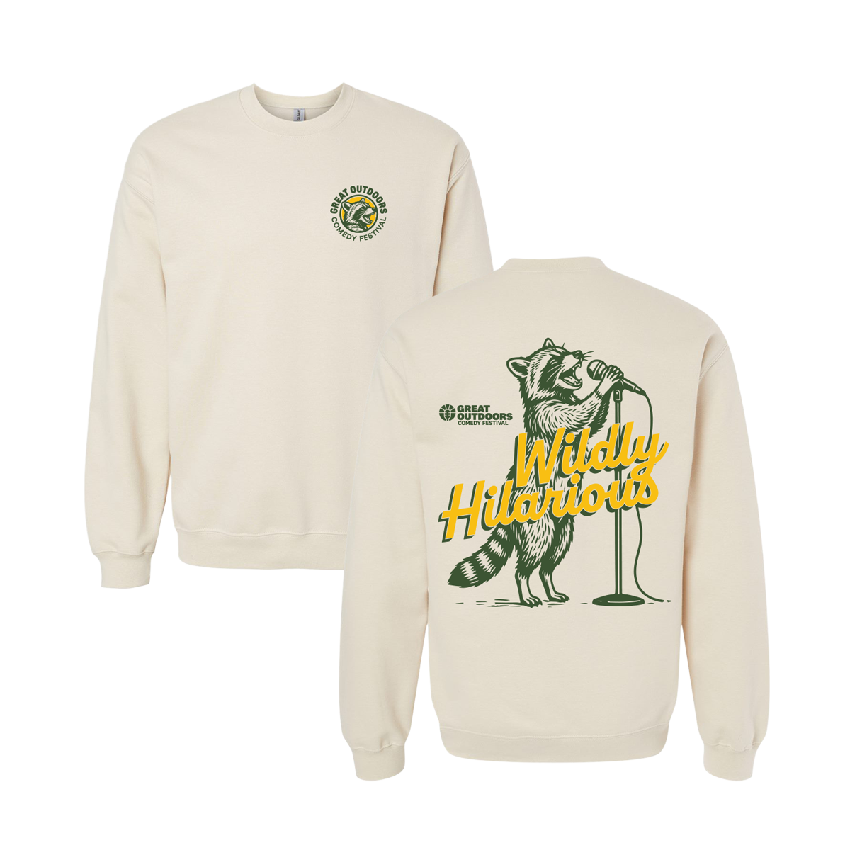 Racoon Crewneck - Sand